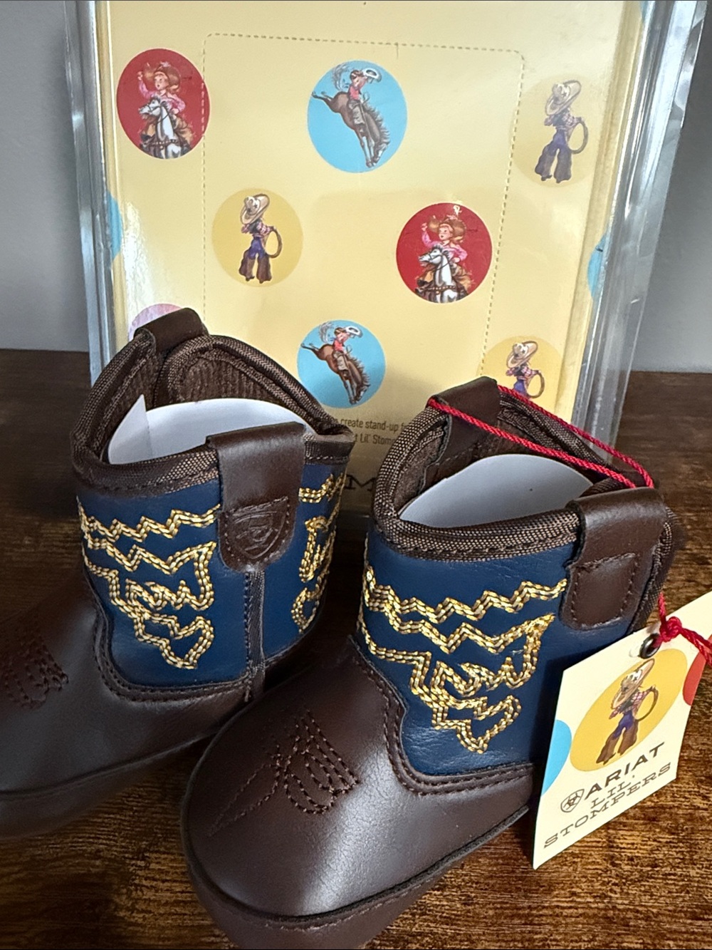 ARIAT DEADWOOD INFANT BOOTS BROWN - BOOT Baby - Picture 5 of 5